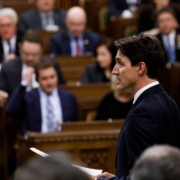 Prime Minister Justin Trudeau in the House of Commons